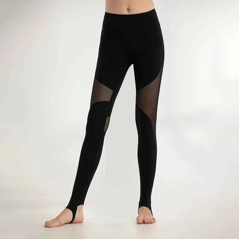 Mesh Patchwork Women Yoga Leggings High Waist Fitness Gym Pants Quick Dry Workout Running Sportswear Tights Deportivo Mujer