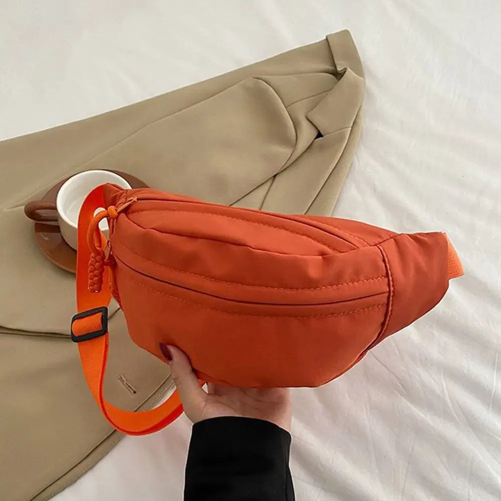 Women's Nylon Crossbody Bag – Waterproof Shell Sling Bag