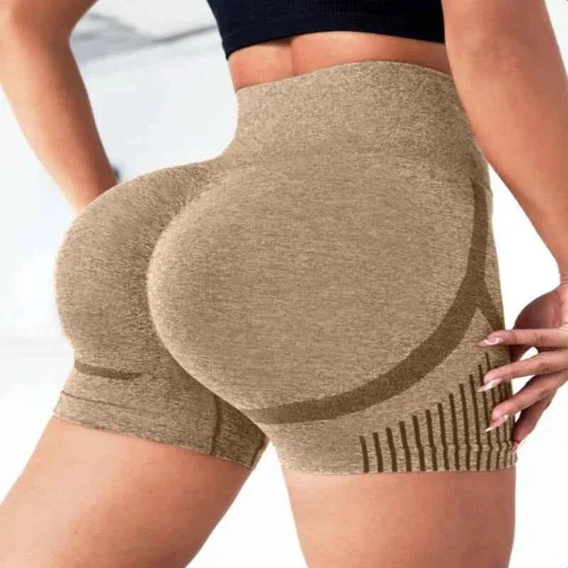 Seamless High-Waist Yoga Shorts for Women — Squat-Proof, Quick-Dry & So Comfy ✨
