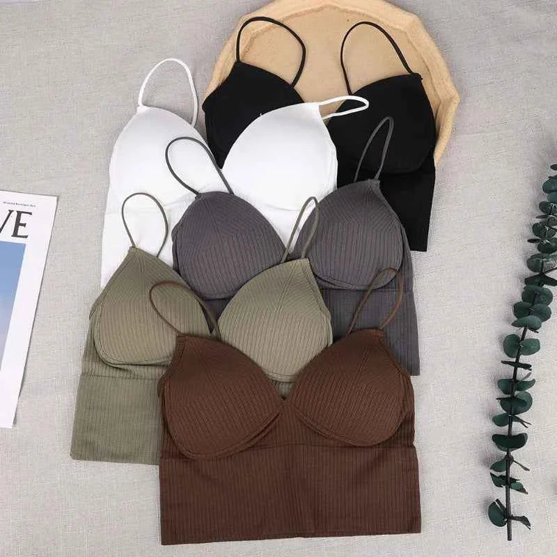 Women's Halter Crop Top – Sexy Backless Camisole Tube Top | Summer Sleeveless Vest