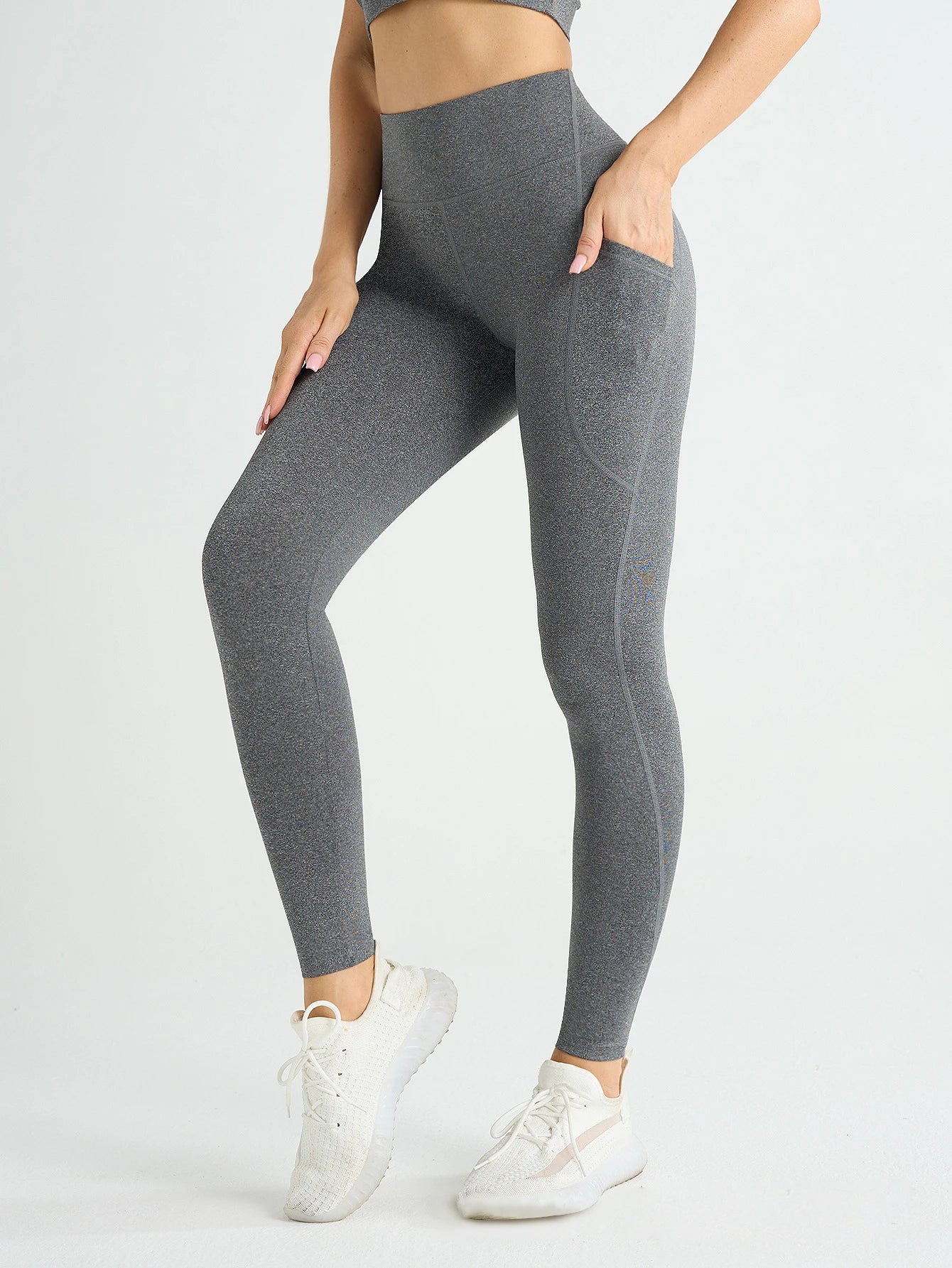 High-Waist Yoga Leggings with Pockets for Women – Push-Up, Stretchy & Squat-Proof