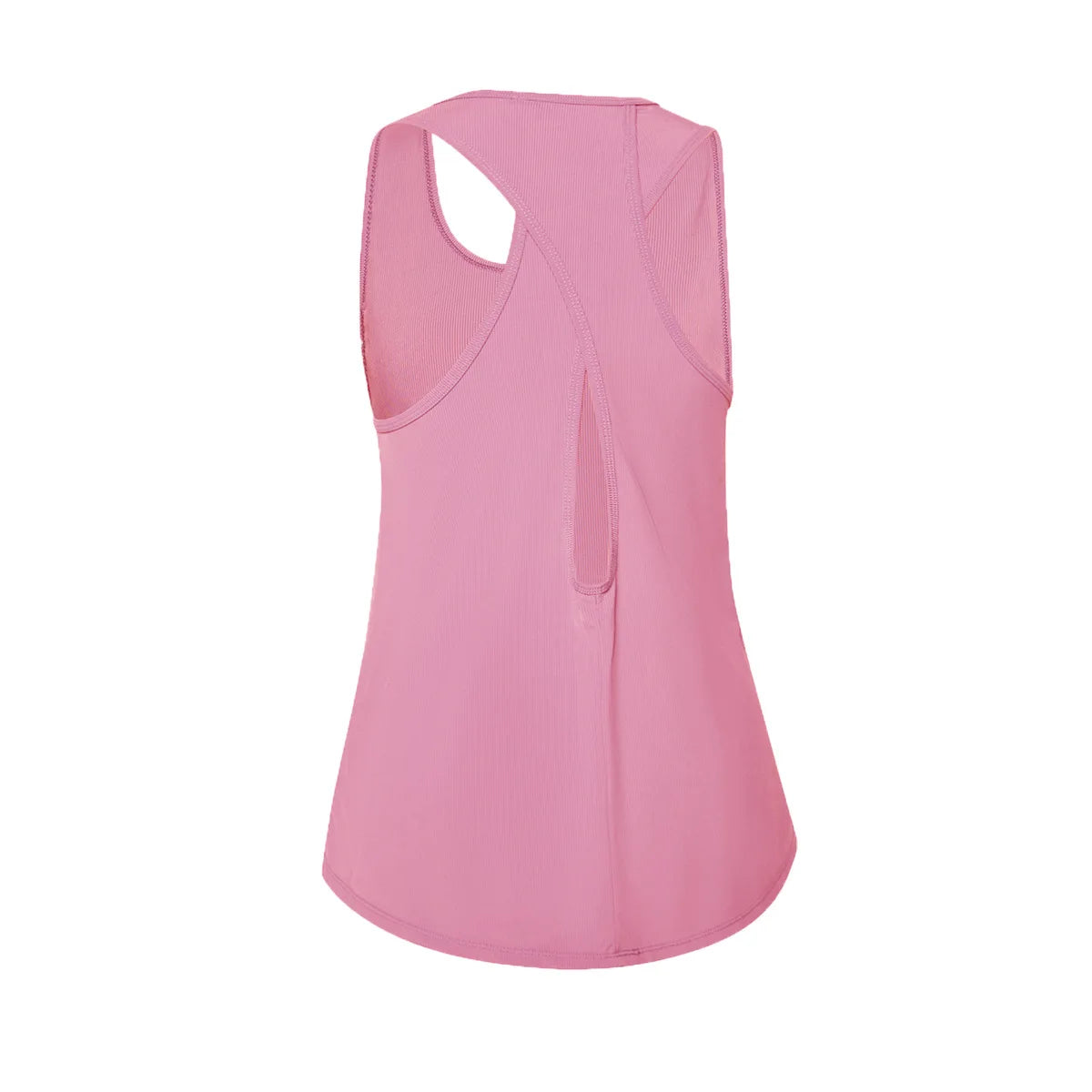 Open Back Yoga Tank Top — Sleeveless Stretch Fitness Vest