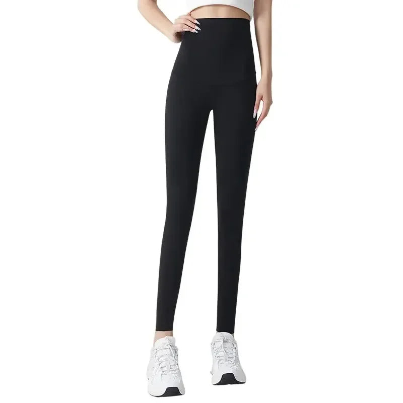 Women's Ice Silk High-Waist Leggings | Tummy Control, Butt Lift & UPF 50+ Sun Protection