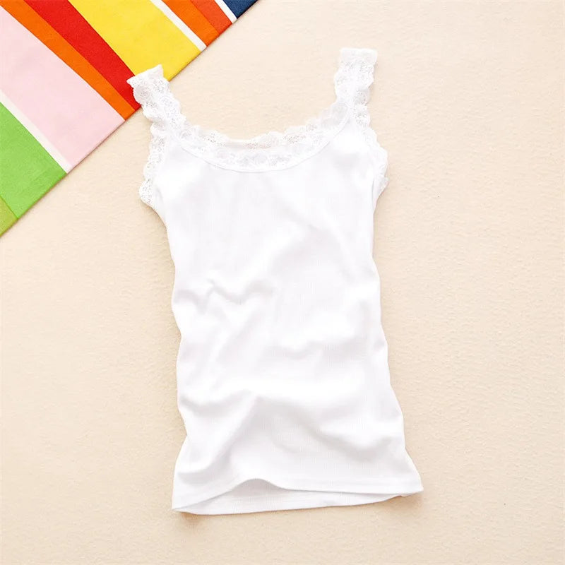 Women's Lace Cami Tank Top | Y2K Cropped Camisole | V-Neck Knit Sleeveless Top