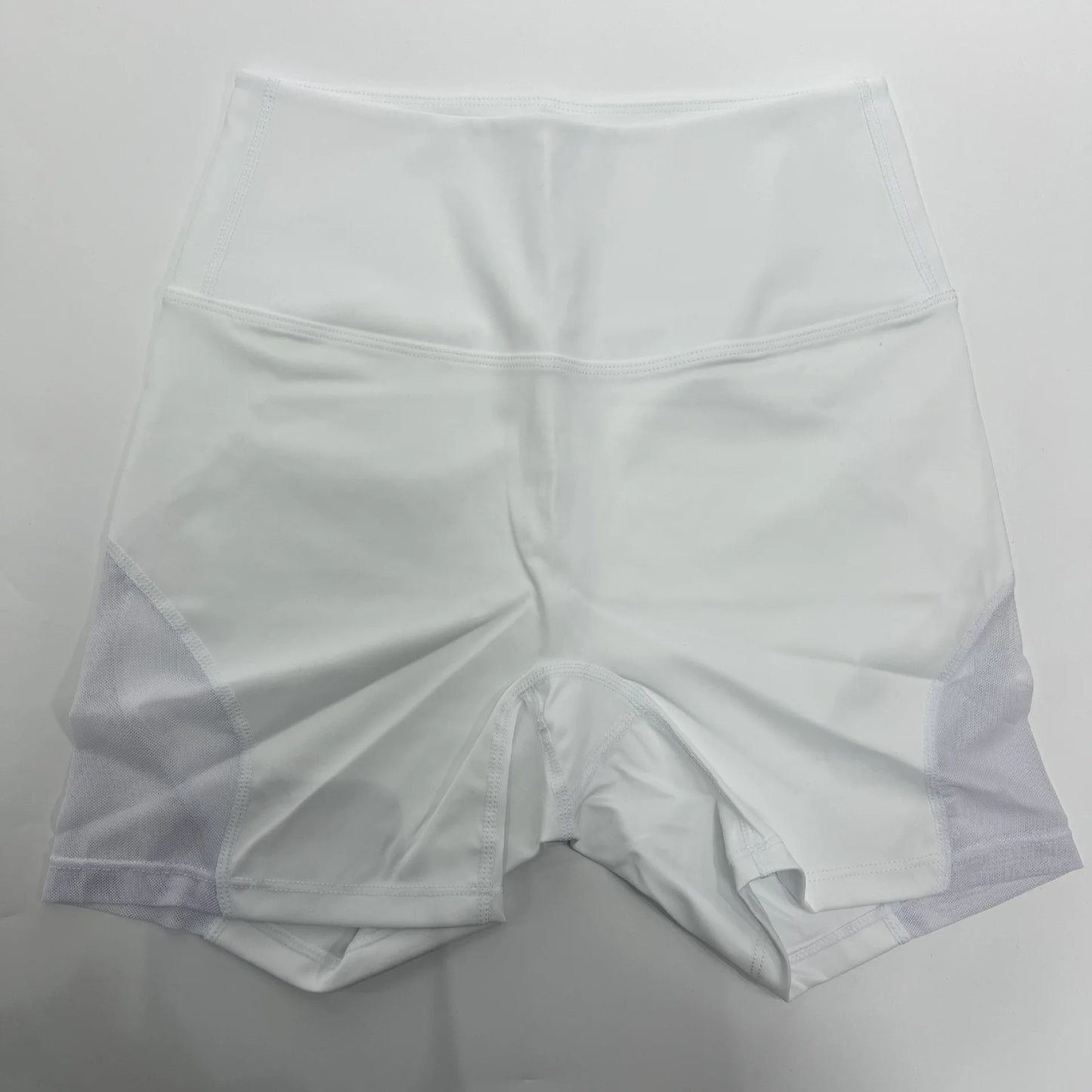 Mesh Patchwork Female Clothing Summer Tight-fitting Sportswear Breathable Training Fitness Yoga Top Workout Leggings Shorts