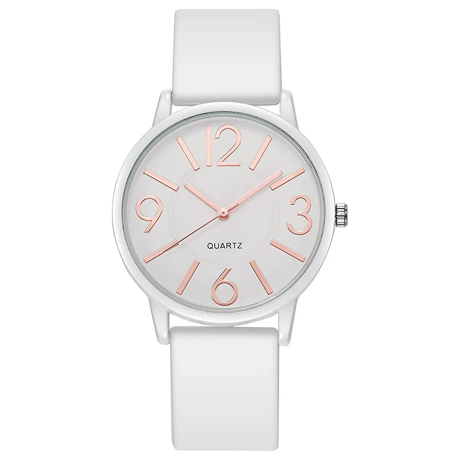 New fashionable and popular watches for women, silicone watches for women, quartz watches for women