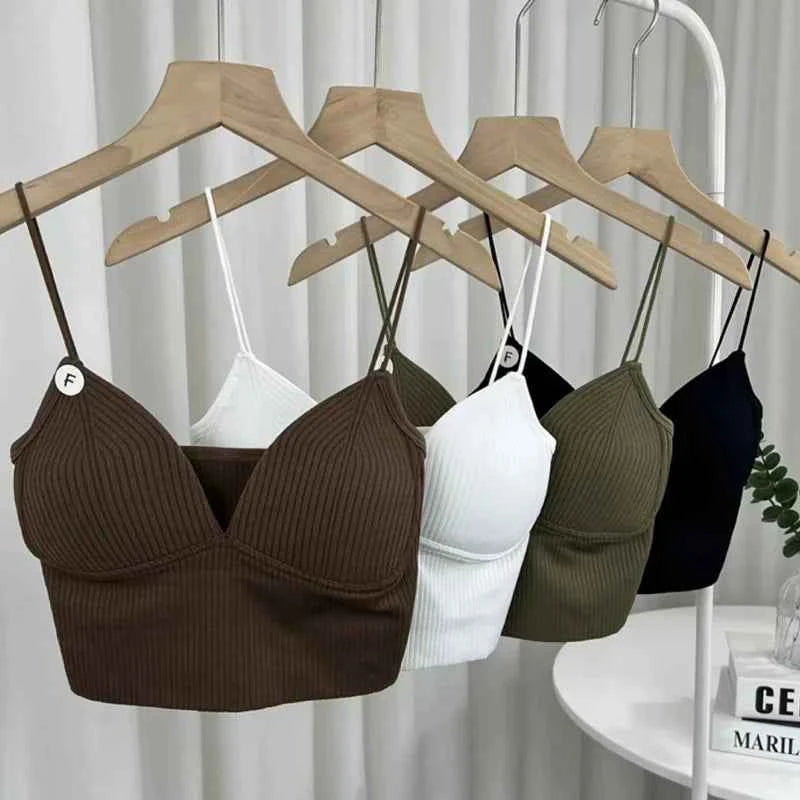 Women's Halter Crop Top – Sexy Backless Camisole Tube Top | Summer Sleeveless Vest