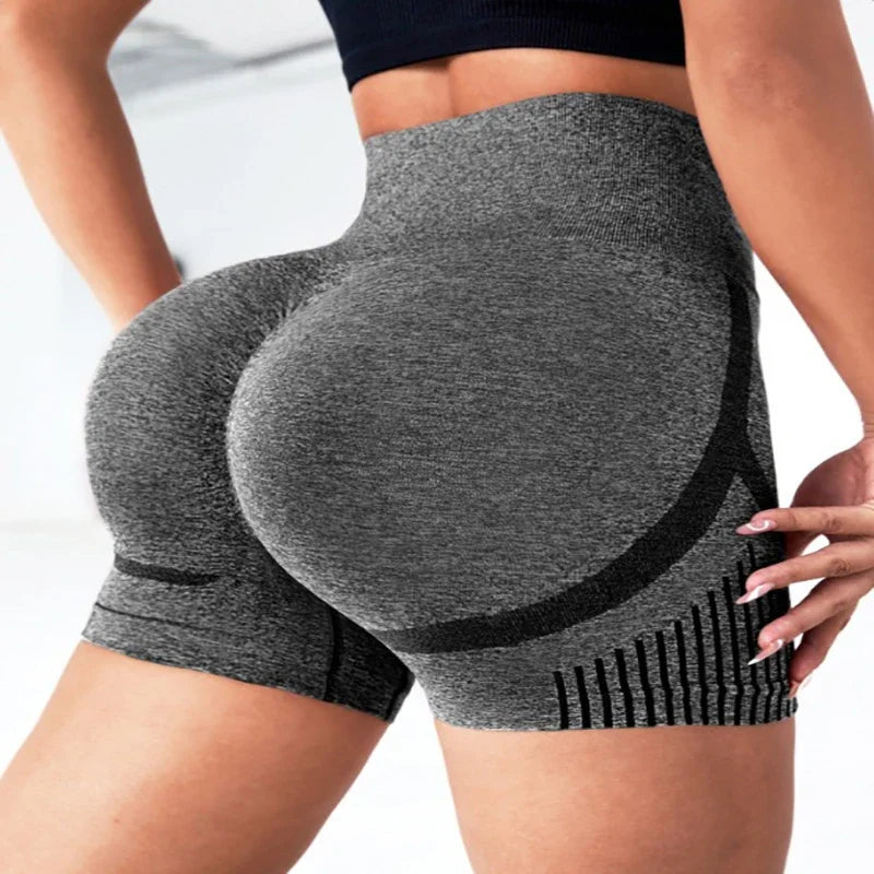 Seamless High-Waist Yoga Shorts for Women — Squat-Proof, Quick-Dry & So Comfy ✨