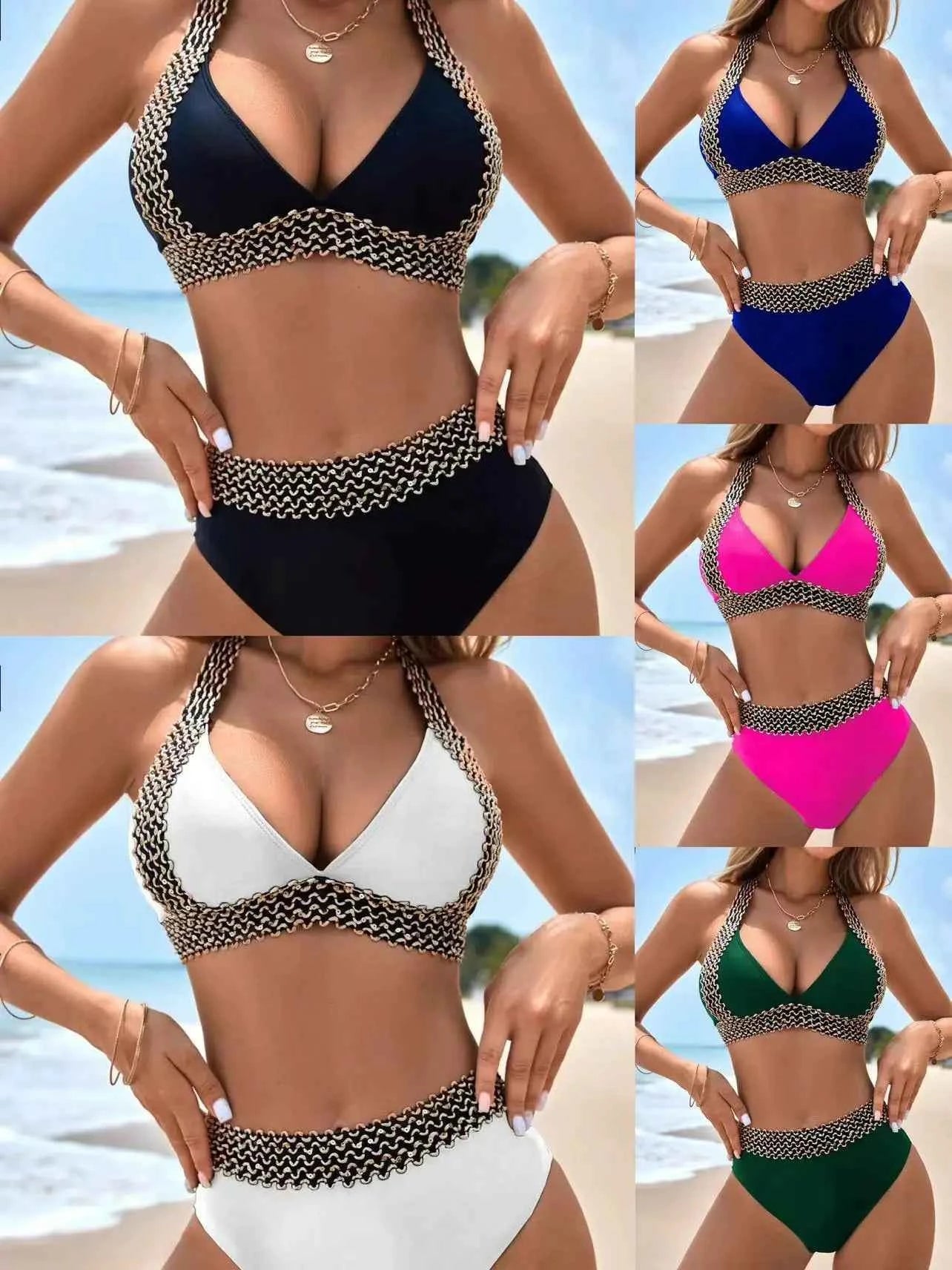 Women Swimsuit Summer 2026 Sexy Swimsuit for Ladies High-waisted Bikini for Women Bathing Suit Beach Swimwear Clothes