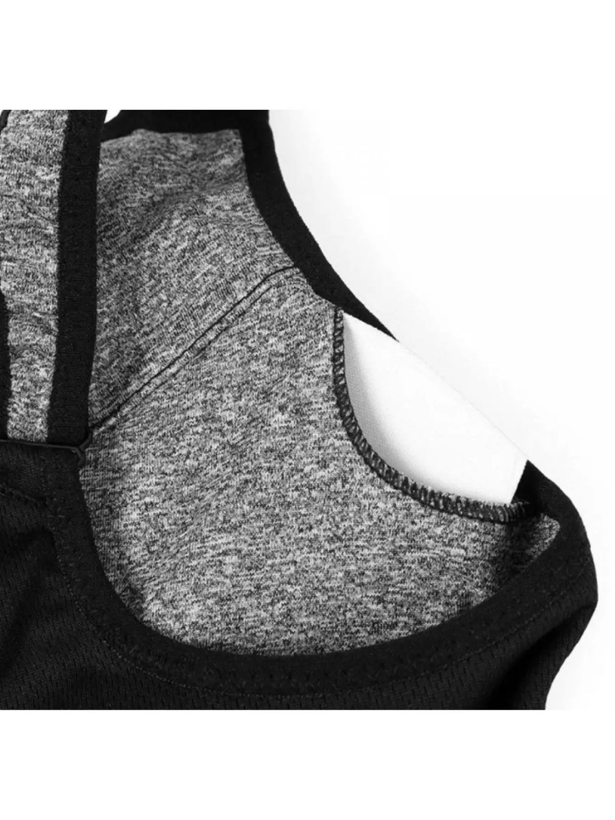 Women's High Support Sports Bra – Front Zip, Wire-Free & Adjustable Straps