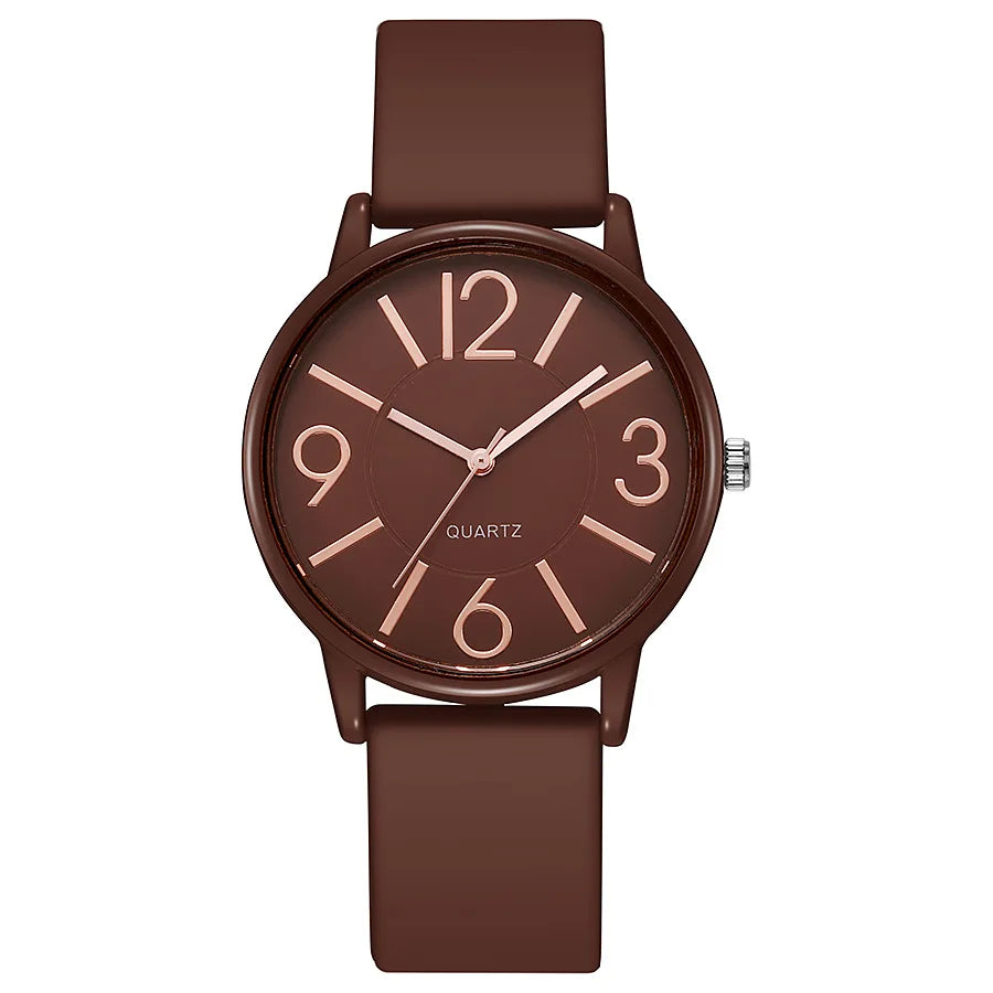 New fashionable and popular watches for women, silicone watches for women, quartz watches for women