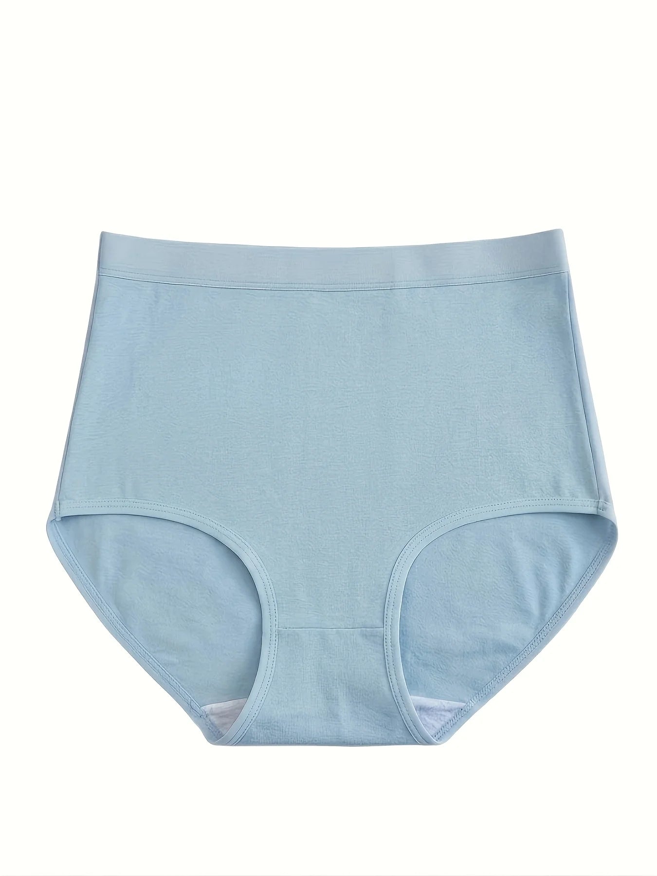 10-Piece Cotton Briefs for Women, Mid-Rise Stretch Underwear