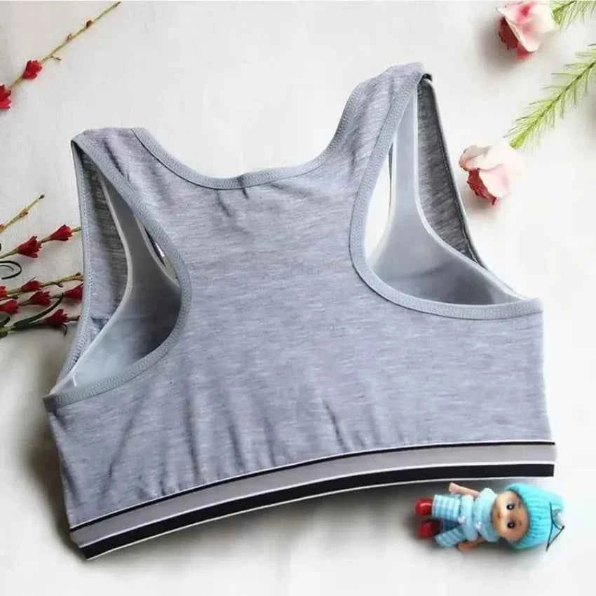 1 Pcs Children Student Teenagers  Lingerie Brassiere Sport Maiden Girl Comfy Underwear BraTeen Top Bras Bralette
