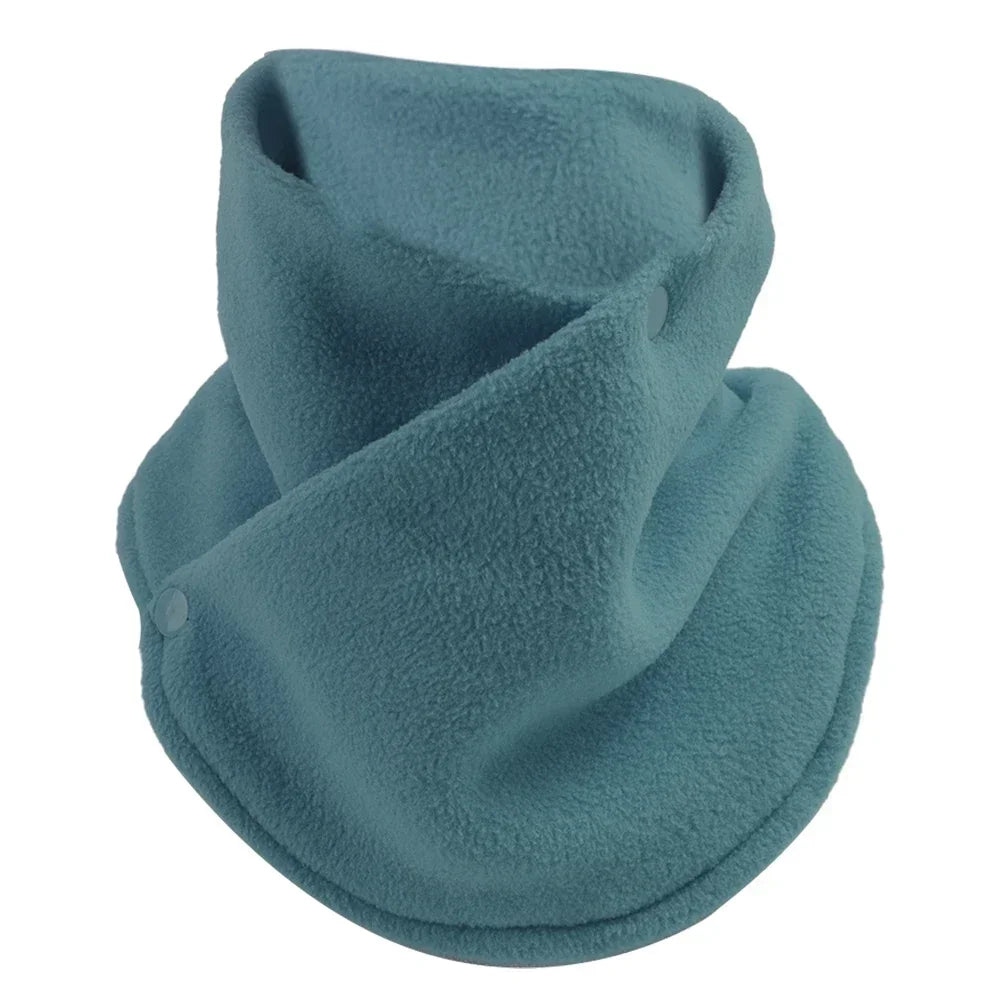 New Lamb Fleece for Women Scarves Winter Warm Fake Collar Scarf Plush Bib Snood Female Windproof Wrap Neck Protection Polar