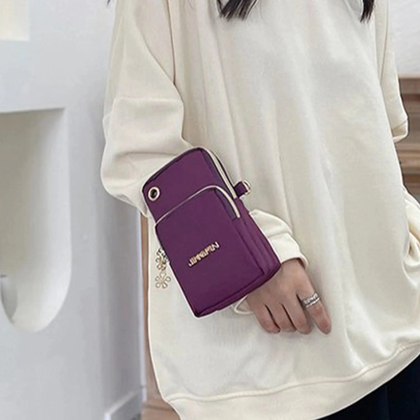 Women's Mini Crossbody Bag — Phone Pouch Neck Hanging Shoulder Bag for Running & Everyday Use