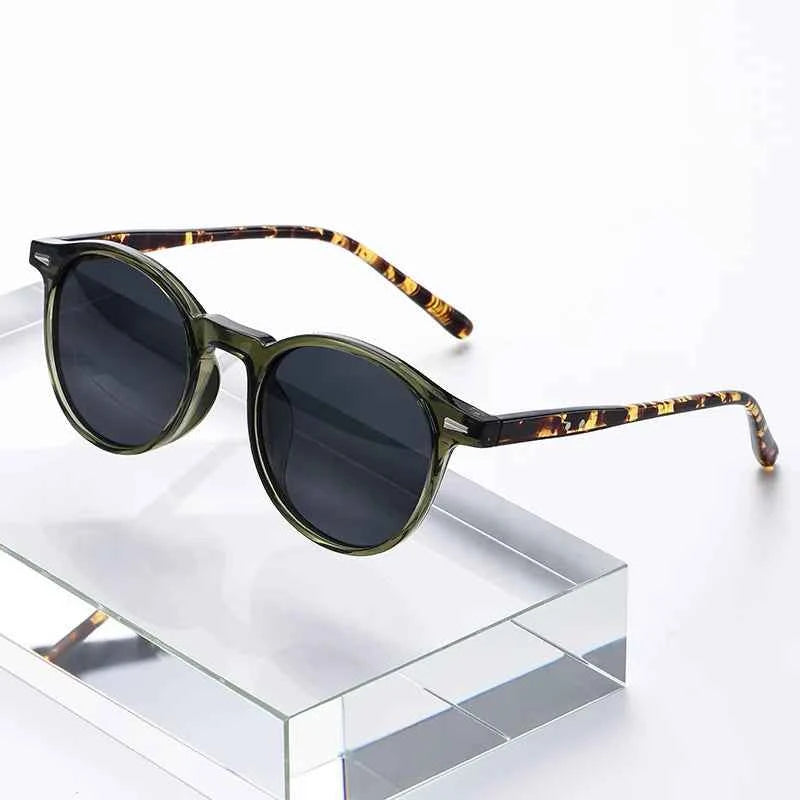 Vintage Round Sunglasses for Women Men Circular Sun Glasses Female Oval Eyewear Sunglasses for Male Female Eyeglasses
