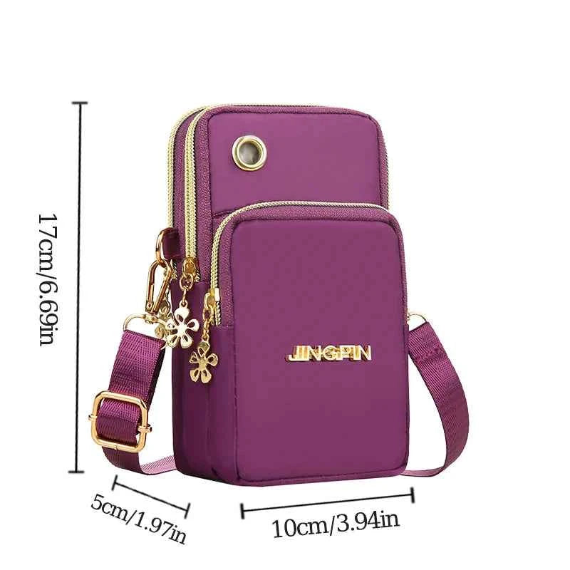 Women's Mini Crossbody Bag — Phone Pouch Neck Hanging Shoulder Bag for Running & Everyday Use