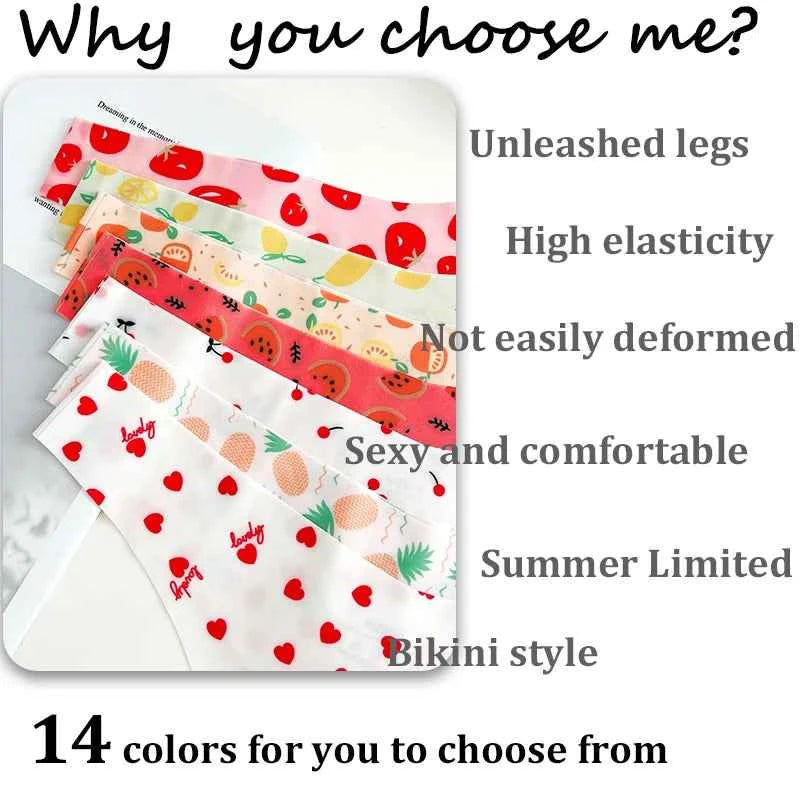 FINETOO 15-Pack Women's Seamless Thongs – Ice Silk, Low Rise G-String Underwear