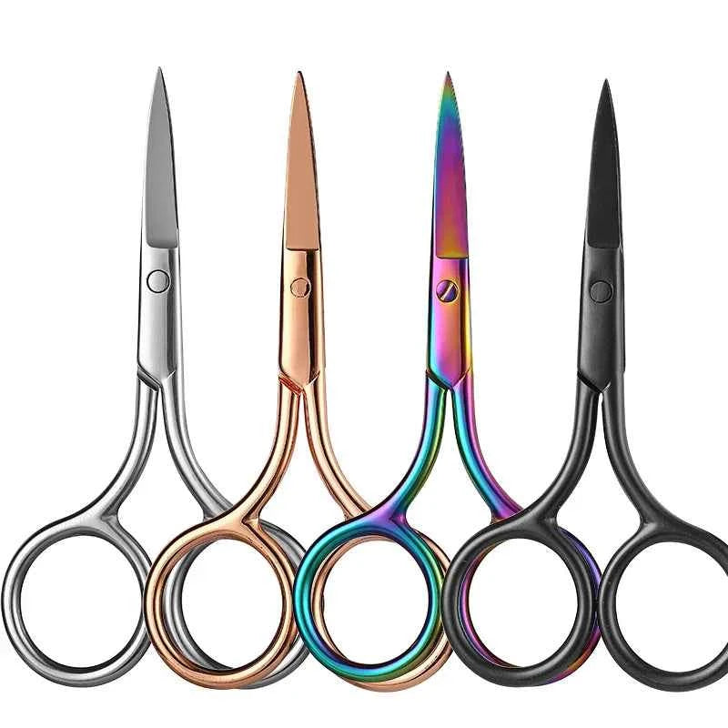 1pc European-style Makeup Scissors 9CM Compact Stainless Steel Small Professional Eyebrow Nose Hair Cut Manicure Nail Tools