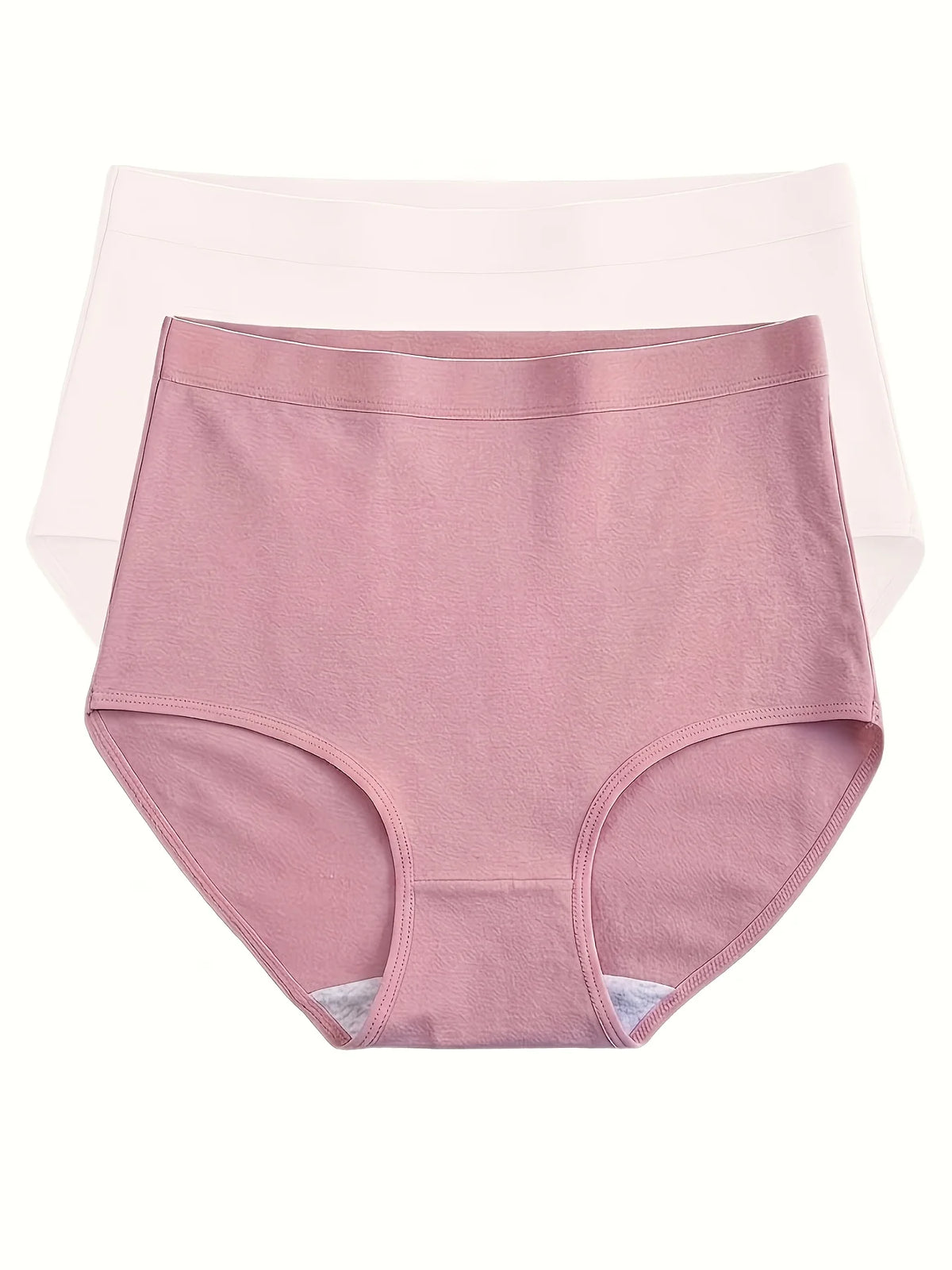 10-Piece Cotton Briefs for Women, Mid-Rise Stretch Underwear