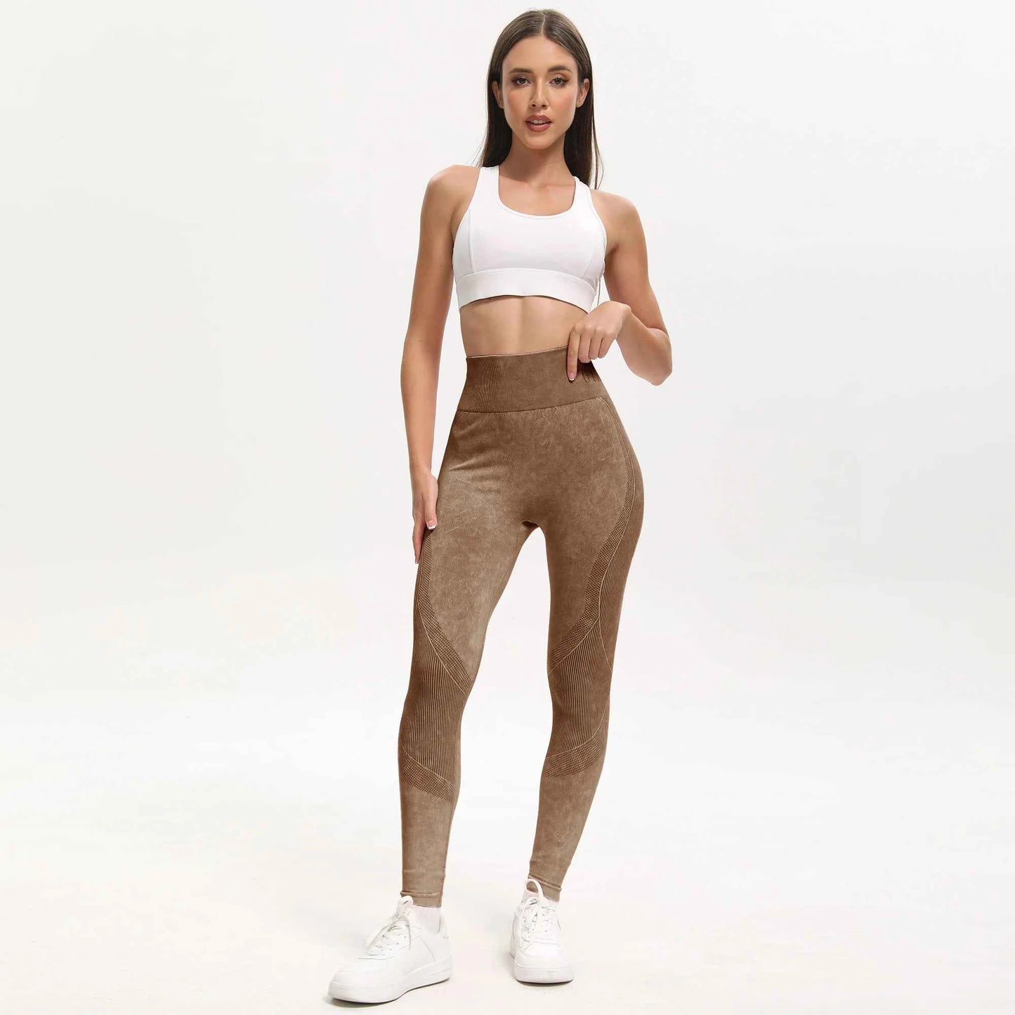 2-Pack Women's High Waist Butt Lifting Seamless Yoga Leggings – Tummy Control, All-Season