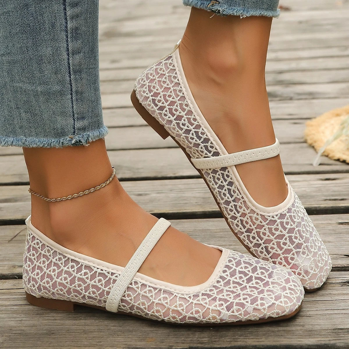 Women's Breathable Mesh Slip-On Flat Shoes | Casual Summer Loafers