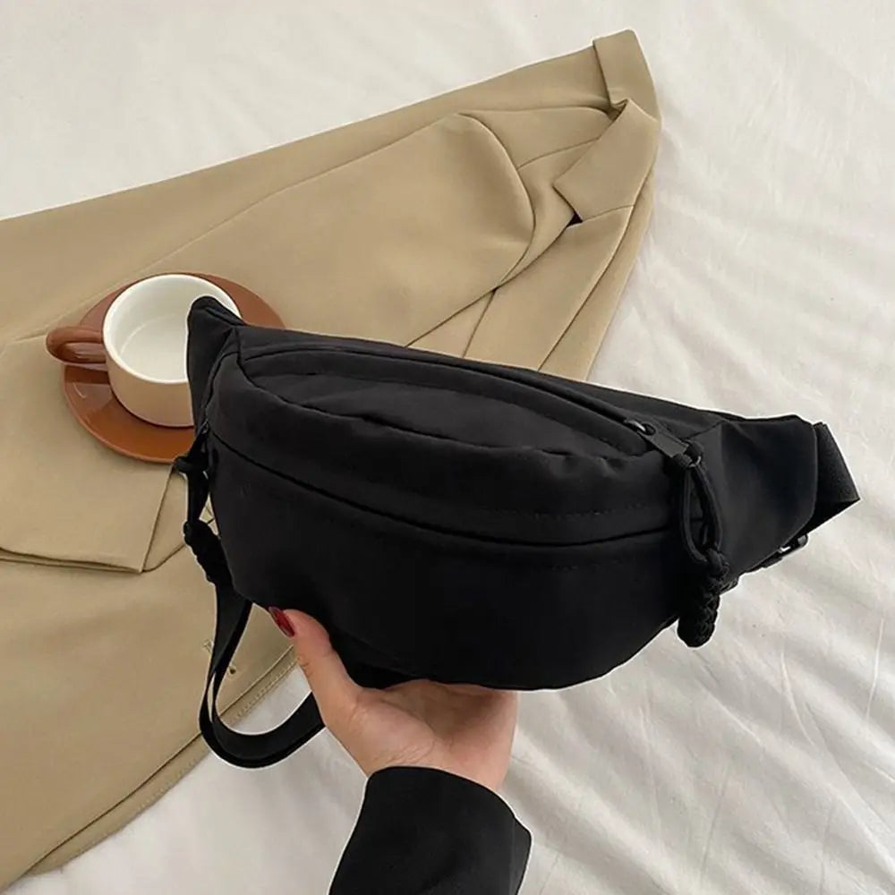 Women's Nylon Crossbody Bag – Waterproof Shell Sling Bag