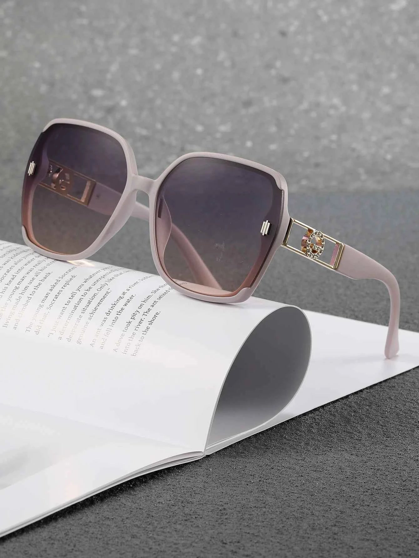 5 New sunglasses for women: UV-resistant sunglasses for women, high-end look, versatile for large faces, slimming glasses, high-