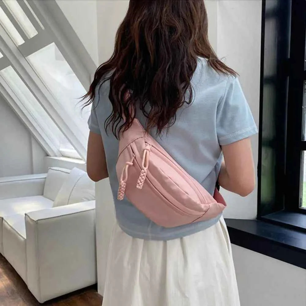 Women's Nylon Crossbody Bag – Waterproof Shell Sling Bag