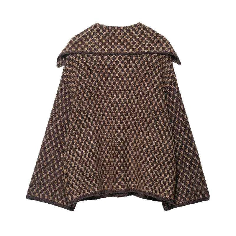 Chic Fashion Knitted Jackets for Women 2026 Autumn Winter Long Sleeve Single-Breasted Short Coats High Street Casual New Jackets