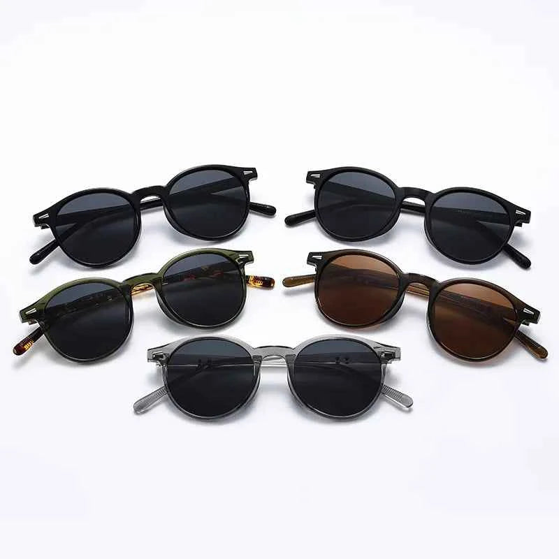 Vintage Round Sunglasses for Women Men Circular Sun Glasses Female Oval Eyewear Sunglasses for Male Female Eyeglasses