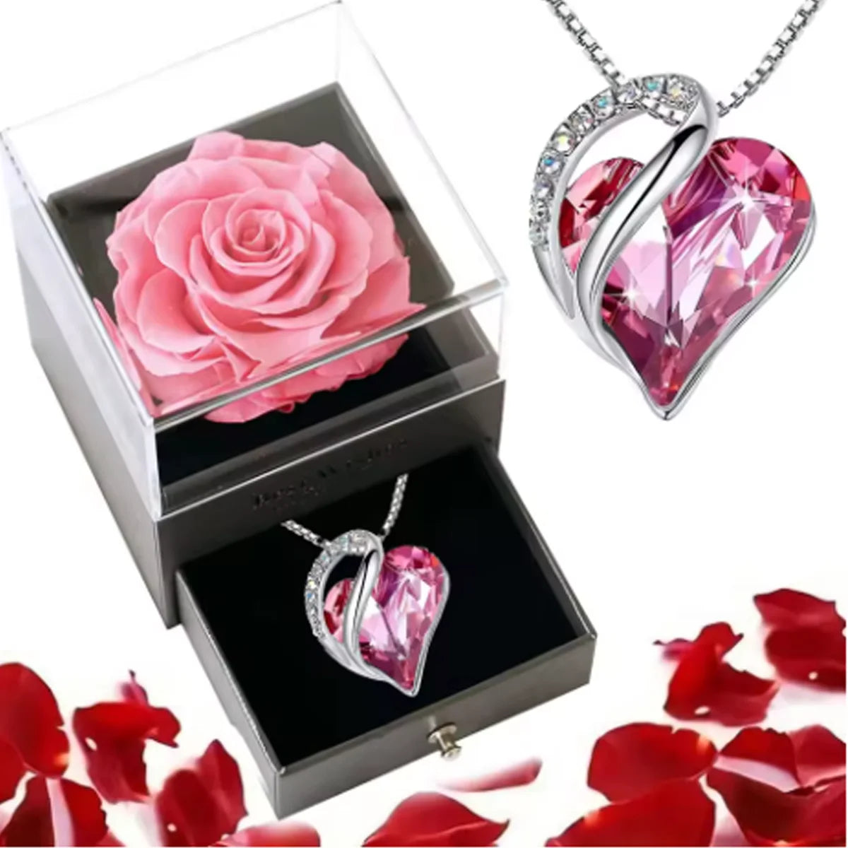 Ladies' Necklace Jewelry Gift Set,for Daily Wear, Gifting, Mother,Grandmother,Wife,Girlfriend Birthday Anniversary Romantic Gift