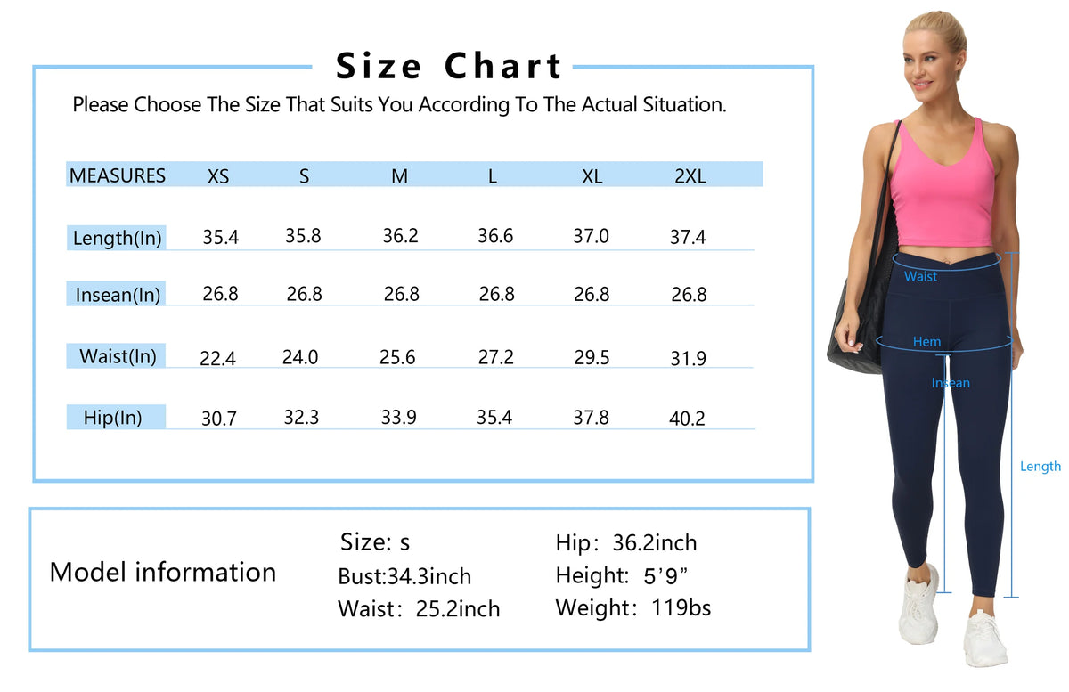 Women's V-Cross High-Waist Yoga Leggings – Tummy Control & Sculpting Fit