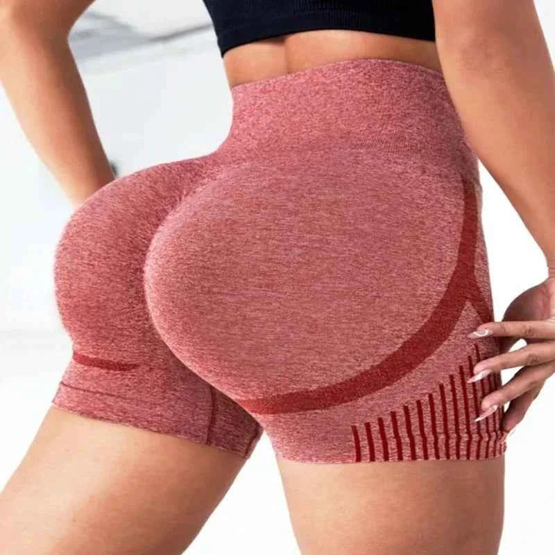 Seamless High-Waist Yoga Shorts for Women — Squat-Proof, Quick-Dry & So Comfy ✨
