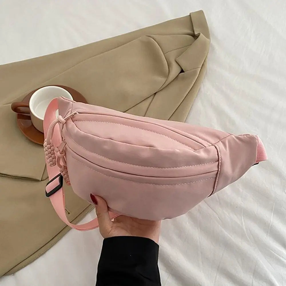 Women's Nylon Crossbody Bag – Waterproof Shell Sling Bag